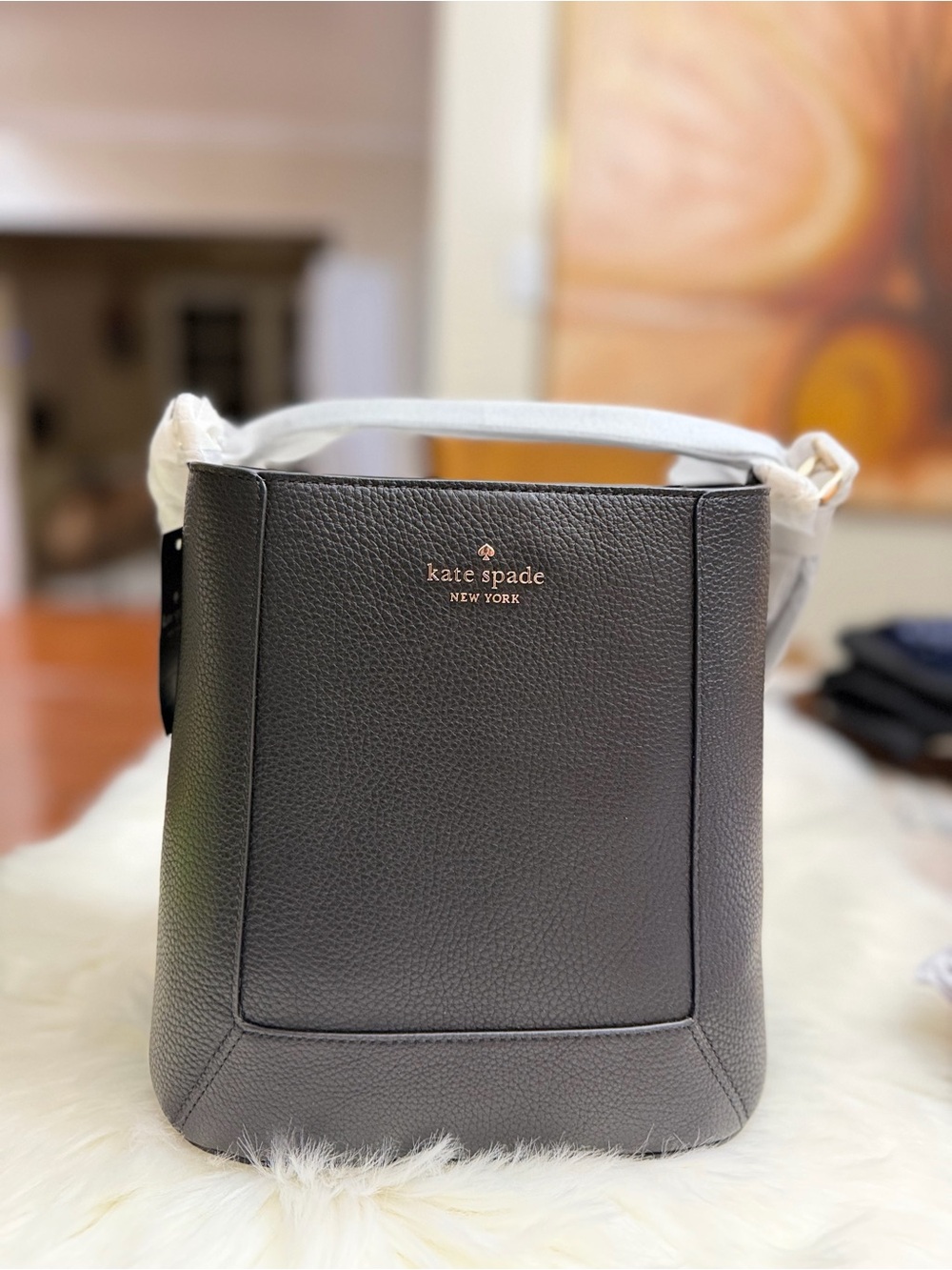 Kate Spade New York Black Leather Shoulder Bag - Picture 5 of 11